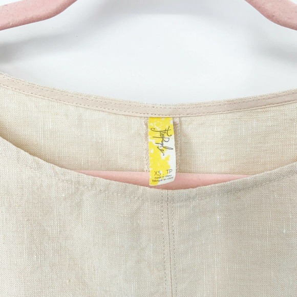 Free People Endless Shore Tunic Shift Dress Linen - Picture 5 of 8